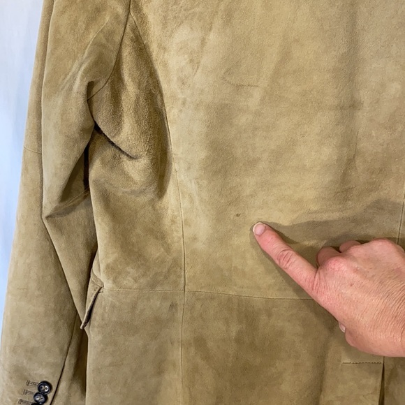 Banana Republic Suede Suit Coat. Size Size 44 Regular. - Picture 8 of 8